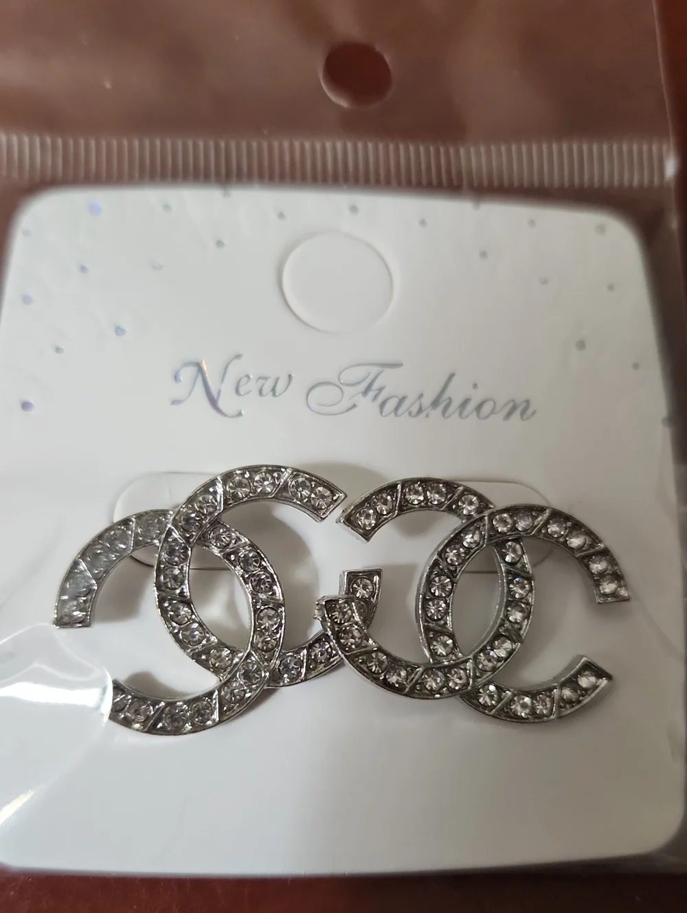 NWT Silver fashion earrings